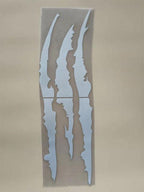 1/2PCS Auto Car Stickers Reflective Monster Claw Marks Scratch Stripe Marks Auto Headlight Decal Dinosaur Raptor Scratches Decor Claw Marks Decal Reflective Sticker Monster Claw Marks Headlight Car Sticker Stripes Scratch Decal Vinyl Sticker