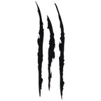 1/2PCS Auto Car Stickers Reflective Monster Claw Marks Scratch Stripe Marks Auto Headlight Decal Dinosaur Raptor Scratches Decor Claw Marks Decal Reflective Sticker Monster Claw Marks Headlight Car Sticker Stripes Scratch Decal Vinyl Sticker