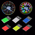 12Pcs Bicycle Light Rim Radio Clip Light Safety Warning Light Strip Safety Cycling Reflective Reflector Bike Accessories Mount Clip Tube Warning Strip Waterproof Bicycle Spoke Reflectors Stevvex