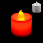 12Pcs Electronic LED Tea Light Candles  Flickering Bulb Battery Operated Flameless LED Tea Light for Seasonal & Festival Celebration Electric Fake Candle Realistic Battery-Powered Flameless Candles for Home Bedroom Party Wedding Festival Decor Stevvex