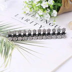 12pcs/set Mini Rhinestone No-Slip Grips Hair Clips for Women Girls Glitter Teeth Metal Clamps Flower Gorgeous Hair Accessories For Brides And Bridesmaids Stevvex