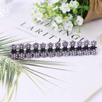 12pcs/set Mini Rhinestone No-Slip Grips Hair Clips for Women Girls Glitter Teeth Metal Clamps Flower Gorgeous Hair Accessories For Brides And Bridesmaids Stevvex