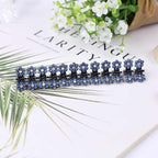 12pcs/set Mini Rhinestone No-Slip Grips Hair Clips for Women Girls Glitter Teeth Metal Clamps Flower Gorgeous Hair Accessories For Brides And Bridesmaids Stevvex