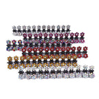 12pcs/set Mini Rhinestone No-Slip Grips Hair Clips for Women Girls Glitter Teeth Metal Clamps Flower Gorgeous Hair Accessories For Brides And Bridesmaids Stevvex