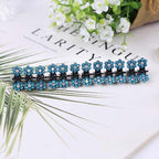 12pcs/set Mini Rhinestone No-Slip Grips Hair Clips for Women Girls Glitter Teeth Metal Clamps Flower Gorgeous Hair Accessories For Brides And Bridesmaids Stevvex