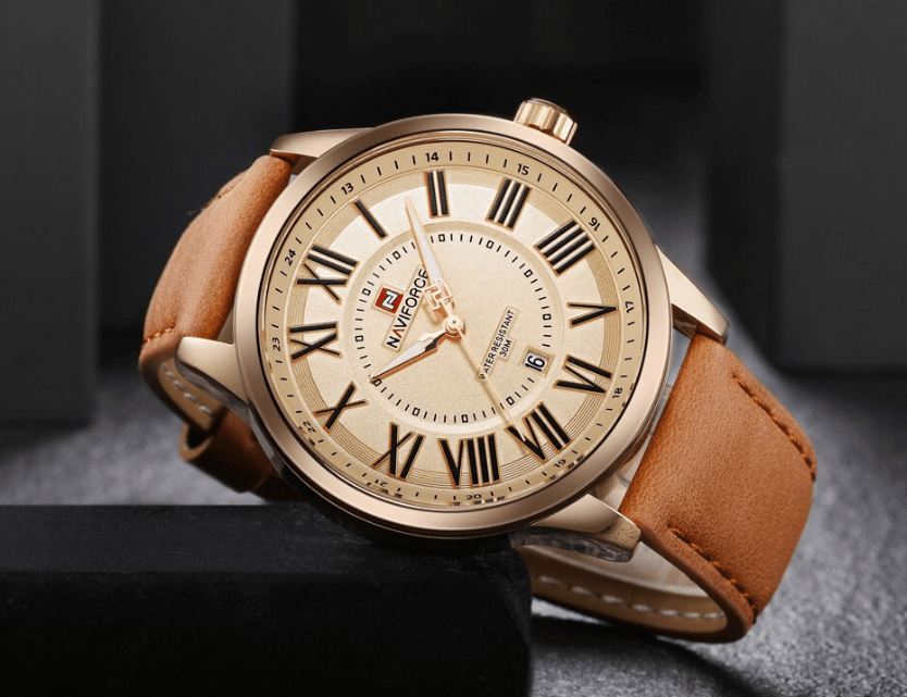 Universal Waterproof Watch With Details Of Great Design  Numbers And Date Display Perfect Gift - SJB-DIAMOND ELITES