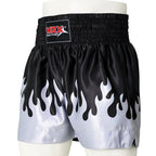 MRX Mens Womens Muay Thai Shorts Kickboxing Fighting Shorts Blue Black Red Flame - SJB-DIAMOND ELITES