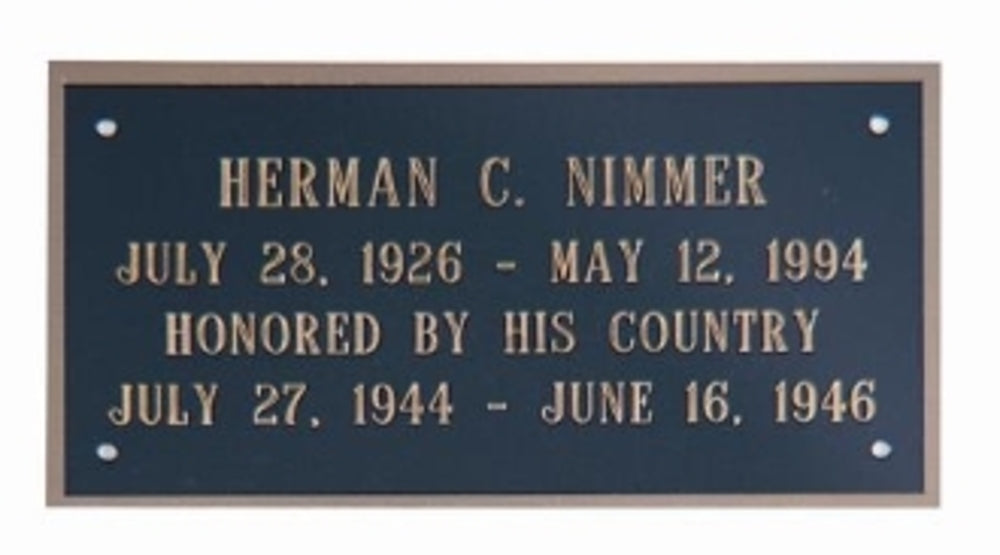 Large Name Plate. The Military Gift Store