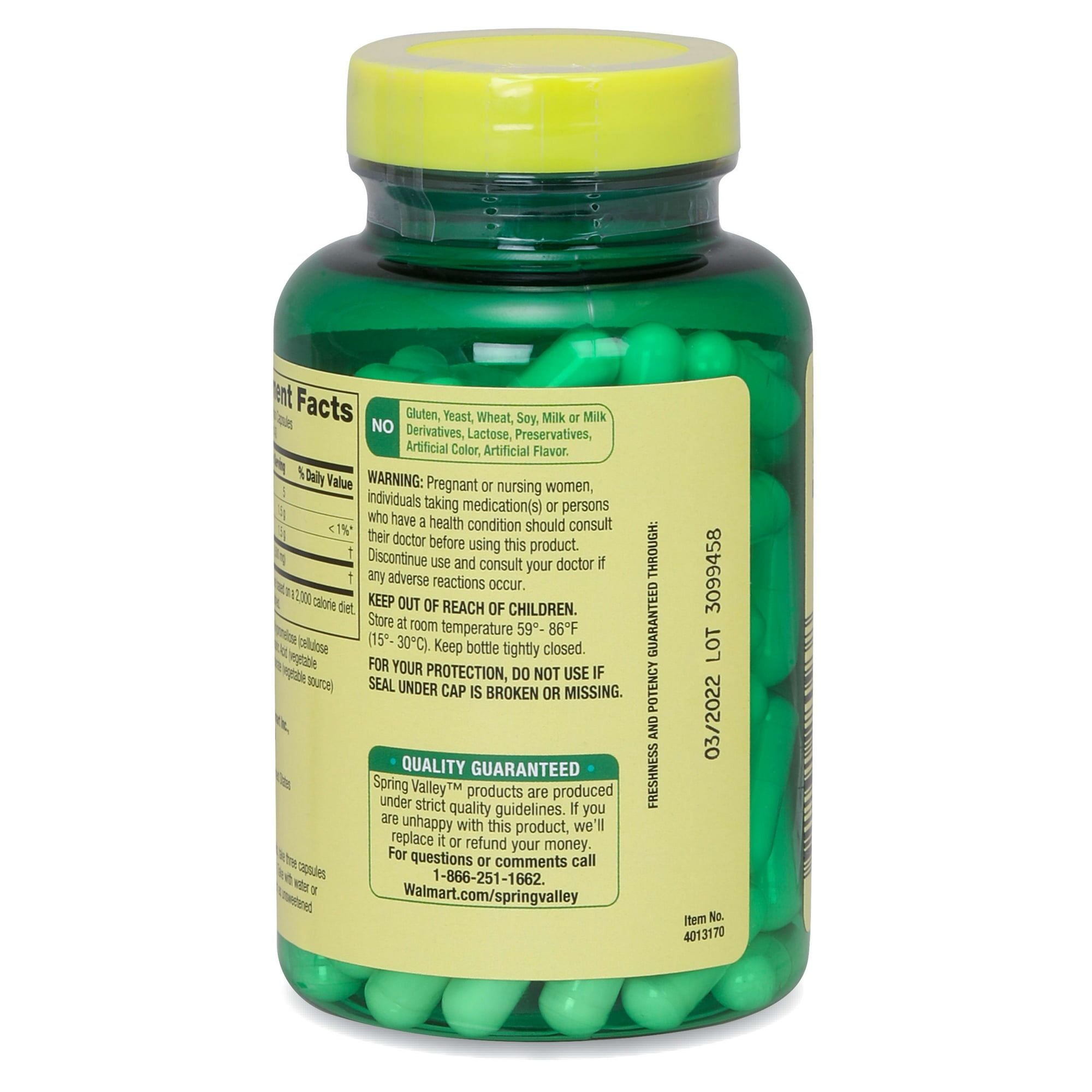 Spring Valley D-Mannose 500 mg Veg Capsules; 120 Count EasyOptionXY LLC