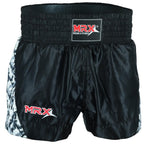 MRX Mens Boxing Shorts Fighting Shorts Black - Grey -1306 - SJB-DIAMOND ELITES