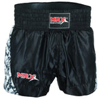MRX Mens Boxing Shorts Fighting Shorts Black - Grey -1306 - SJB-DIAMOND ELITES