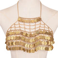 Bohemian Body Chain Coins Top Pi-Mart