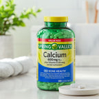 Spring Valley Calcium Plus Vitamin D Tablets; 600 mg; 500 Count EasyOptionXY LLC