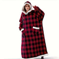 1pc Super Soft Hoodie Wearable Blanket for Adults with Big Pocket - Perfect for Christmas Parties and Cozy Nights In Lootquake LLC