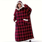 1pc Super Soft Hoodie Wearable Blanket for Adults with Big Pocket - Perfect for Christmas Parties and Cozy Nights In Lootquake LLC