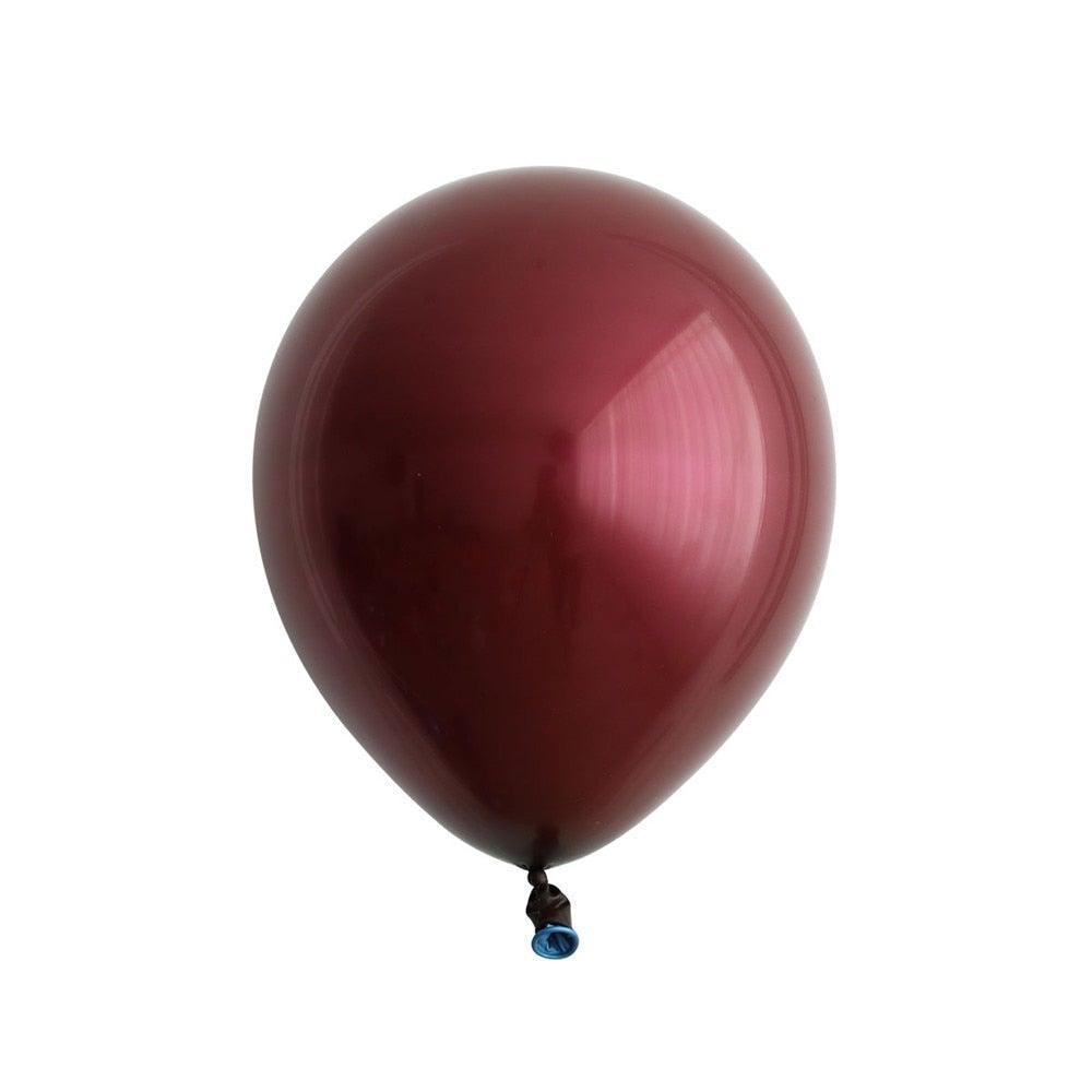 130pcs Ruby Red Burgundy Balloons Blush Balloons Gold Balloons For Wedding Birthday Decoration Party Wedding Decoration Stevvex