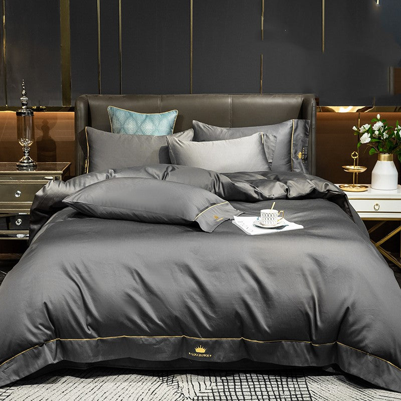 Four-piece long-staple cotton cotton duvet cover sheet Pi-Mart
