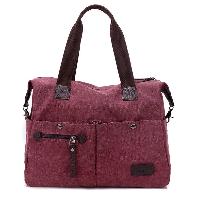 Canvas handbag Pi-Mart
