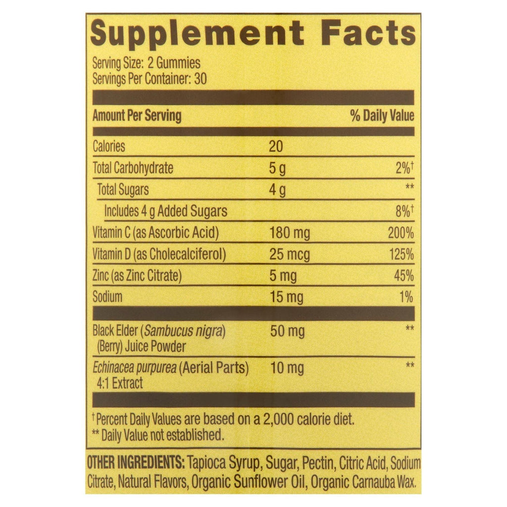 Spring Valley Immune Plus Vegetarian Gummies; 60 Count EasyOptionXY LLC