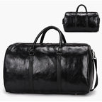 Travel bag handbag pu retro business trip luggage bag