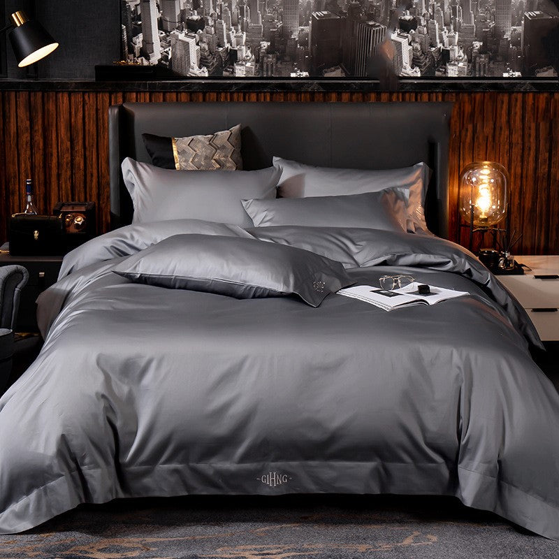 Four-piece long-staple cotton cotton duvet cover sheet Pi-Mart