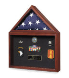 Flag display case - Flag shadow box, flag and medals Case. The Military Gift Store