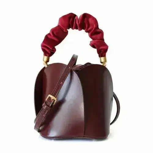 Flower Bucket Style Handbag For Daily Occasion