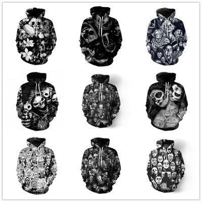 Dark Wind Print Sweatshirt Pi-Mart