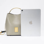 Women bucket bag contrast tone crossbody satchel purse SHOMICOBOUTIQUE