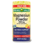 Spring Valley Magnesium Powder Raspberry Lemon Flavor; 350 mg; 8 oz EasyOptionXY LLC