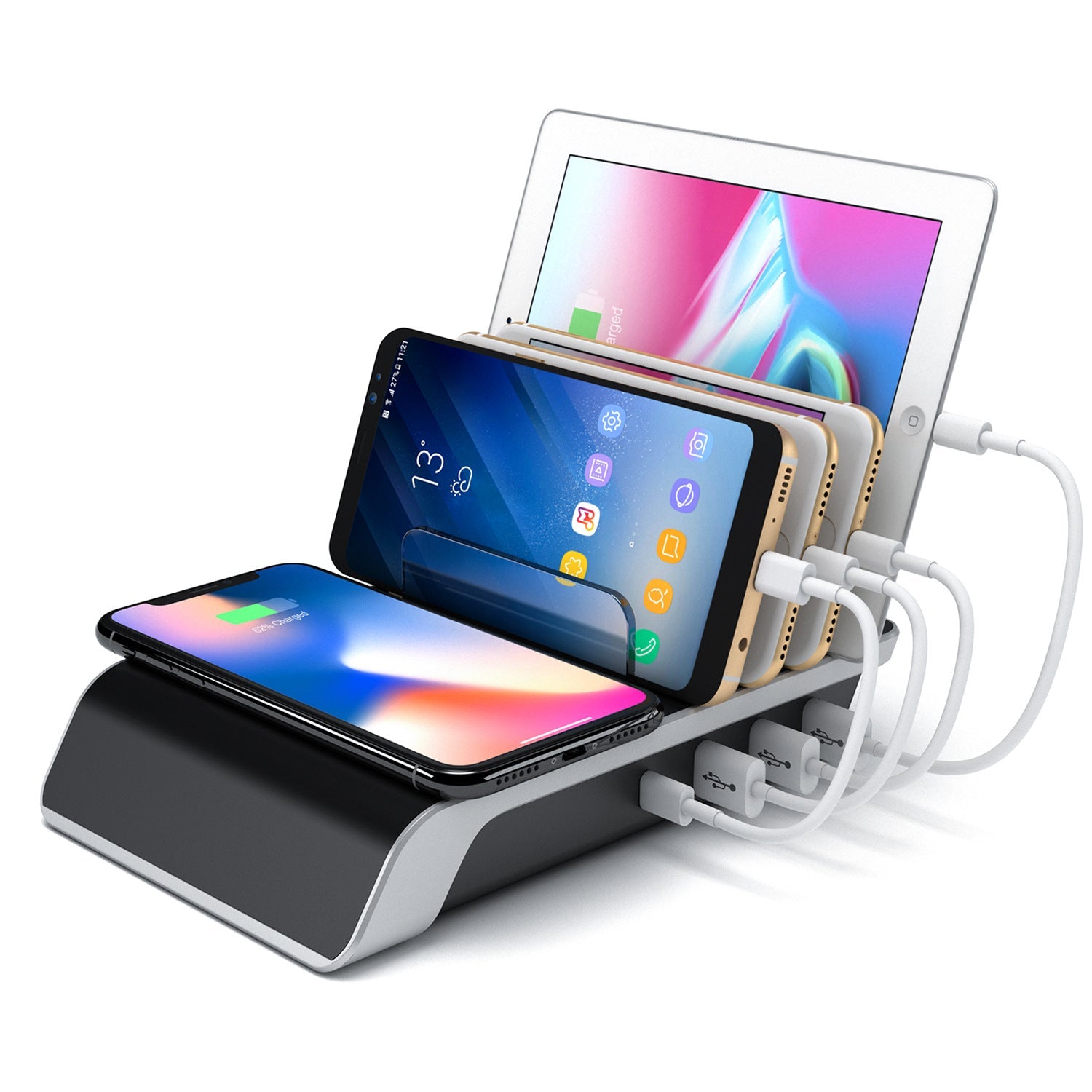 Mobile phone tablet charging stand tablet charging stand base Pi-Mart
