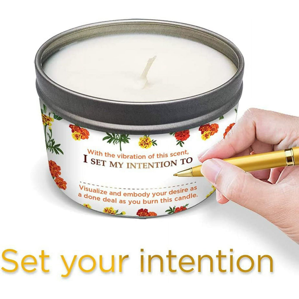 Magnificent 101 Long Lasting Candle for Honoring Your Ancestors | 6 Oz - 35 Hour Burn | Soy Wax Candle With Floral & Citrus Oils for Purification, Relaxation & Energy Cleansing EasyOptionXY LLC