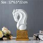 Horse head creative furnishing pieces Lootquake LLC