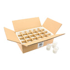 Stonebriar Unscented 1-Wick Filled Glass Votive Candles 24 Pack, White EasyOptionXY LLC