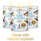 Magnificent 101 Long Lasting Set of 3 Home Blessing Smudge Candle 3.5 Oz Each - 42 Hour Burn Soy Wax Candle for House Energy Cleansing & Manifestation EasyOptionXY LLC