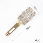 Hairbrush Anti Klit Brushy Haarborstel Women Detangler Hair Brush Bristle Nylon Scalp Massage  Teaser Hair Brush Comb Pi-Mart