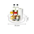 Refrigerator transparent rotating storage tray Pi-Mart