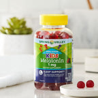 Spring Valley Zero Sugar Kids Melatonin Gummies Dietary Supplement; 1 mg; 120 Count EasyOptionXY LLC