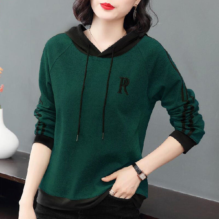 A middle-aged lady's hoodie Pi-Mart