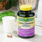 Spring Valley Ceylon Cinnamon Dietary Supplement; 1200 mg; 120 Count EasyOptionXY LLC