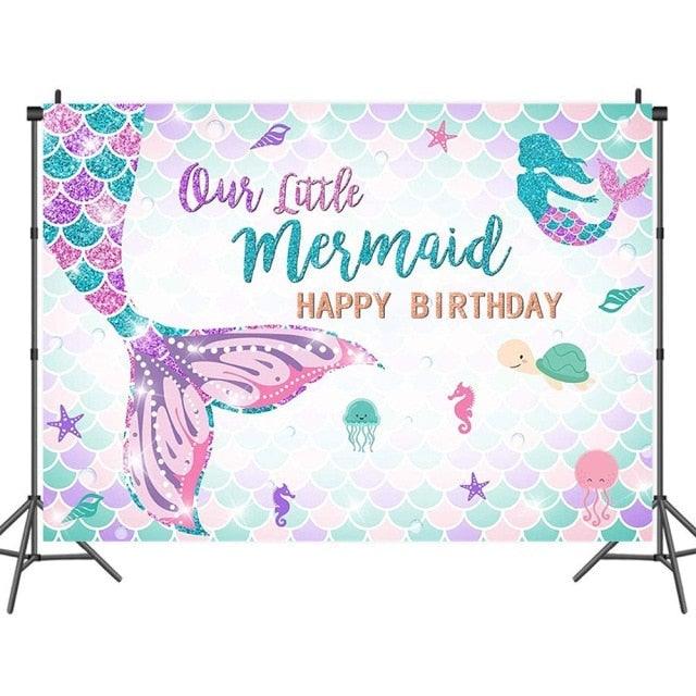 132Pcs/set Mermaid Balloon Arch Kit Mermaid Tail Balloons Mermaid Party Decoration Balloons For Party Girl Birthday Party Modern Decoration Stevvex