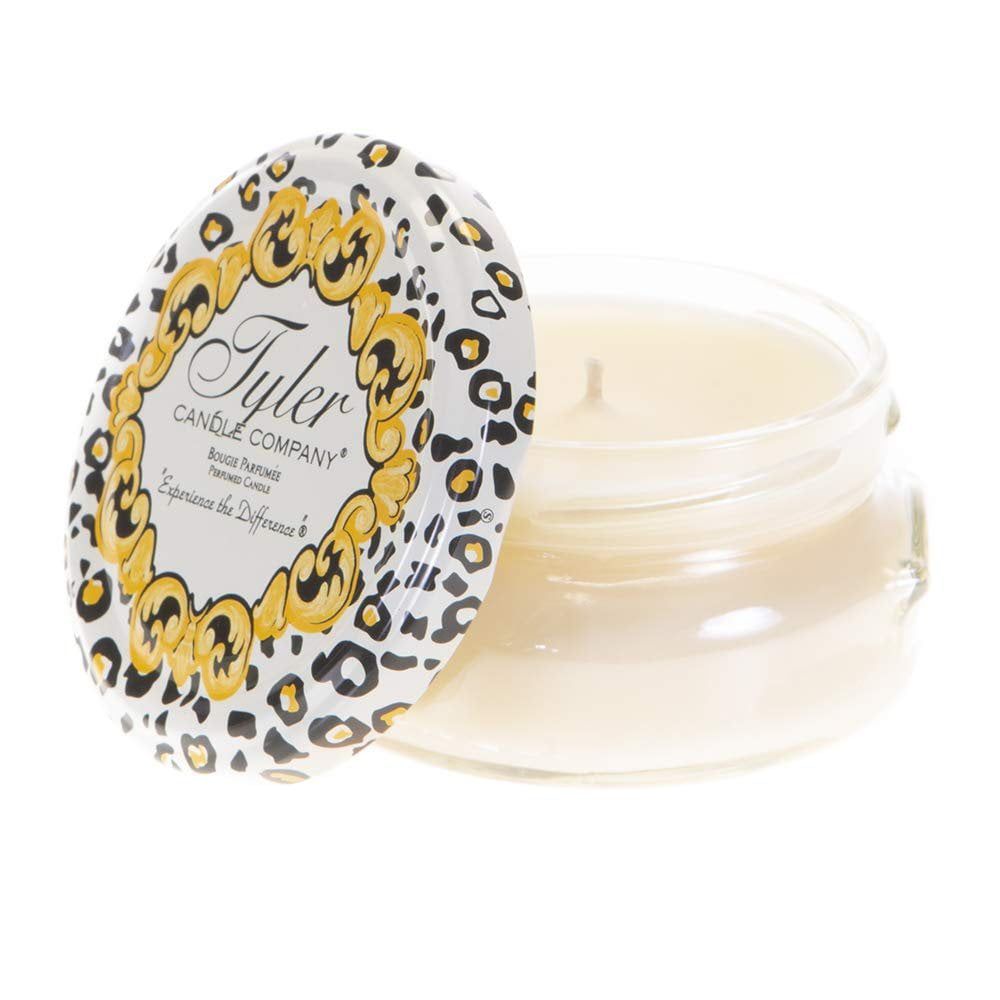 Tyler Classic White 3.4 ounce Glass Aromatherapy Scented Jar Candle , Entitled