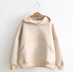 Suede Sweatshirt Hoodie Pi-Mart