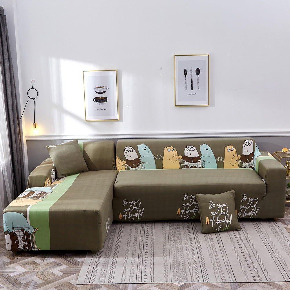 Printed sofa cushion sofa cover sofa cover Pi-Mart