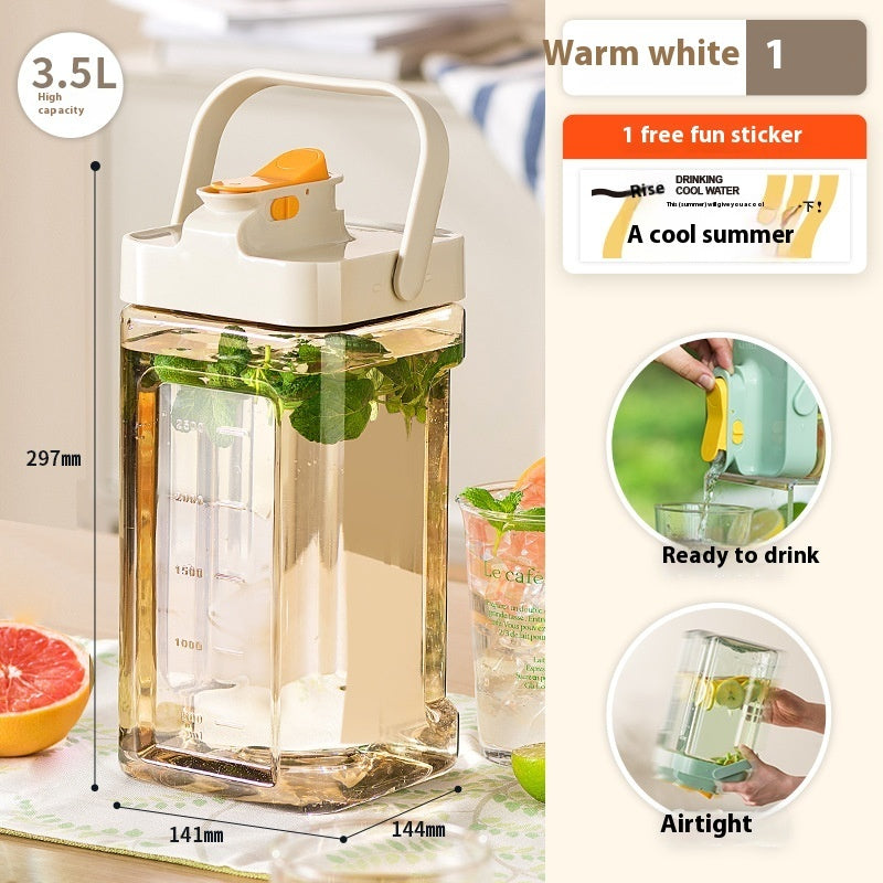 Refrigerator Cold Water Bottle With Faucet Large Capacity Cool Water Pot Pi-Mart