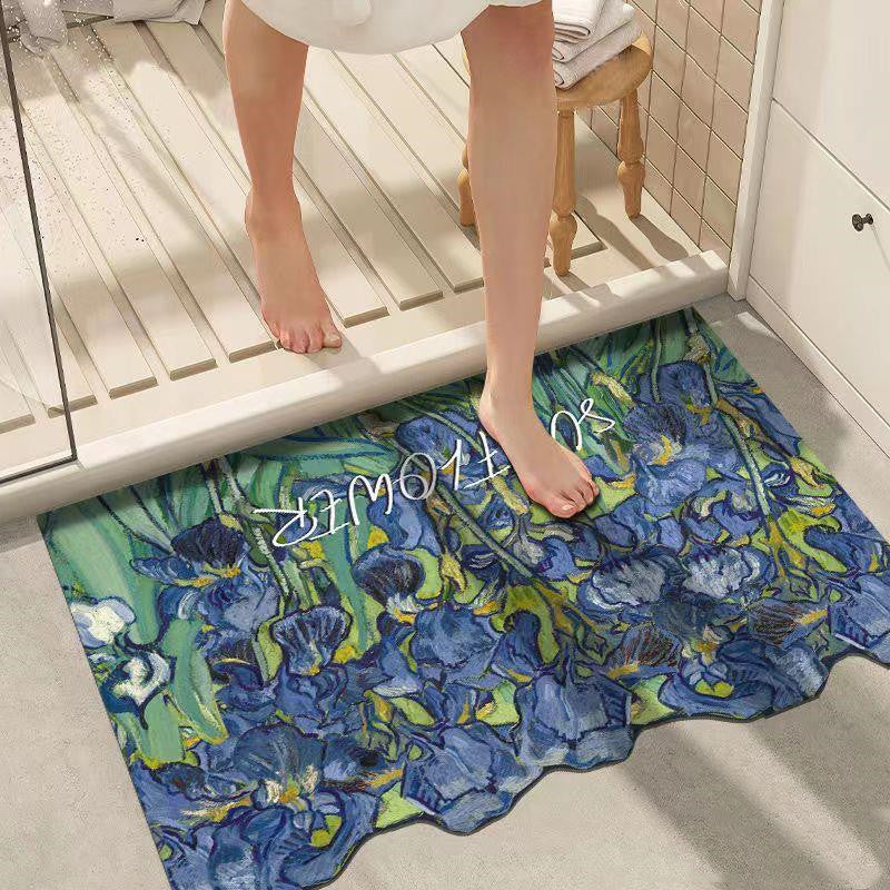 Diatom Mud Bathroom Absorbent Non-slip Floor Mat Pi-Mart