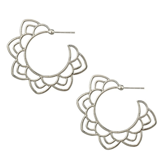 Floral Drop Earring Pi-Mart