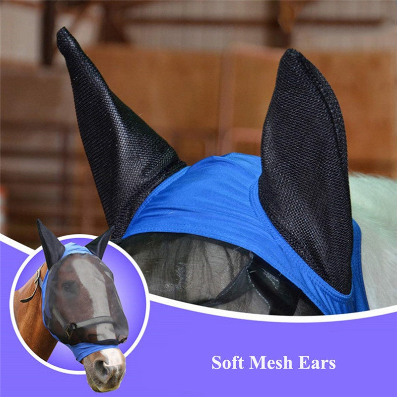 Mosquito proof horse mask in summer Lootquake LLC