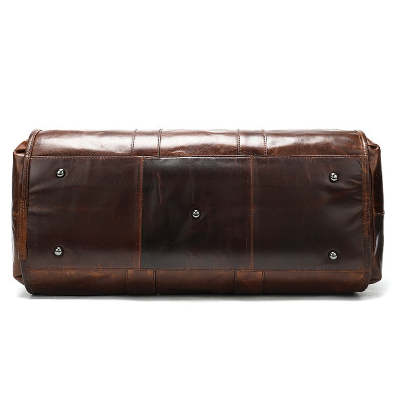 First Layer Cowhide Retro Large-capacity Travel Bag Pi-Mart