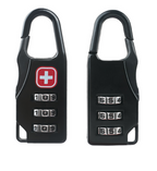 Zinc alloy saber silk screen cross code lock mini lock backpack padlock luggage padlock Pi-Mart